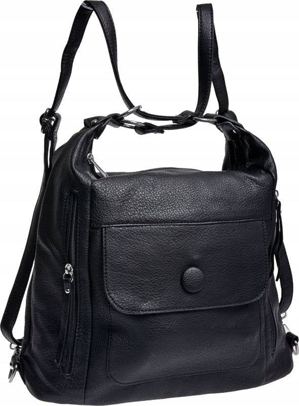 WOMEN'S BACKPACK BAG SPACIOUS WOMEN'S BAG black