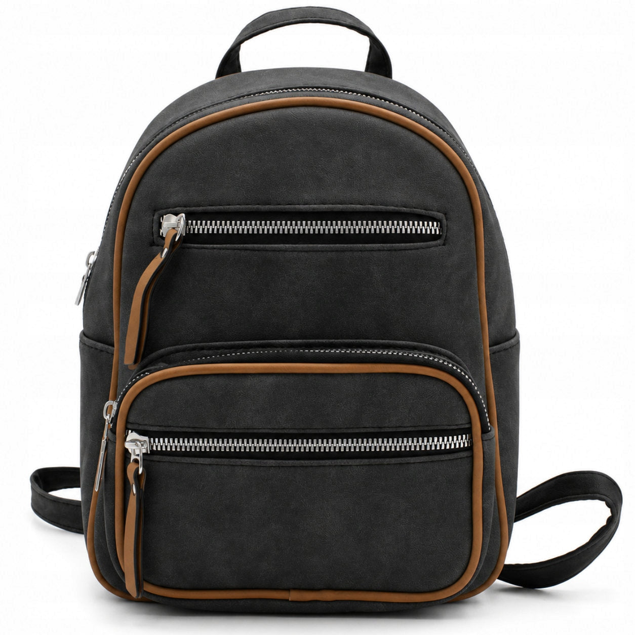 WOMEN'S BACKPACK ELEGANT URBAN CASUAL BAG ANTHRACITE
