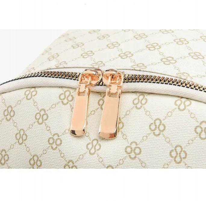 WOMEN'S BACKPACK FASHIONABLE URBAN ELEGANT STYLISH FOR WORK BEIGE ROOMY Brand no brand