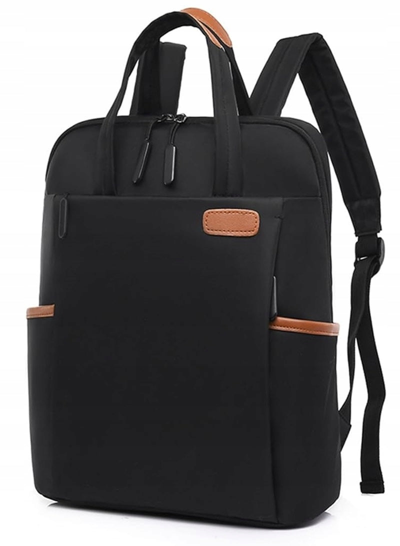 WOMEN'S BACKPACK FOR STUDENT LUGGAGE BLACK SCHOOL LIGHT LAPTOP QUALITY Brand no brand