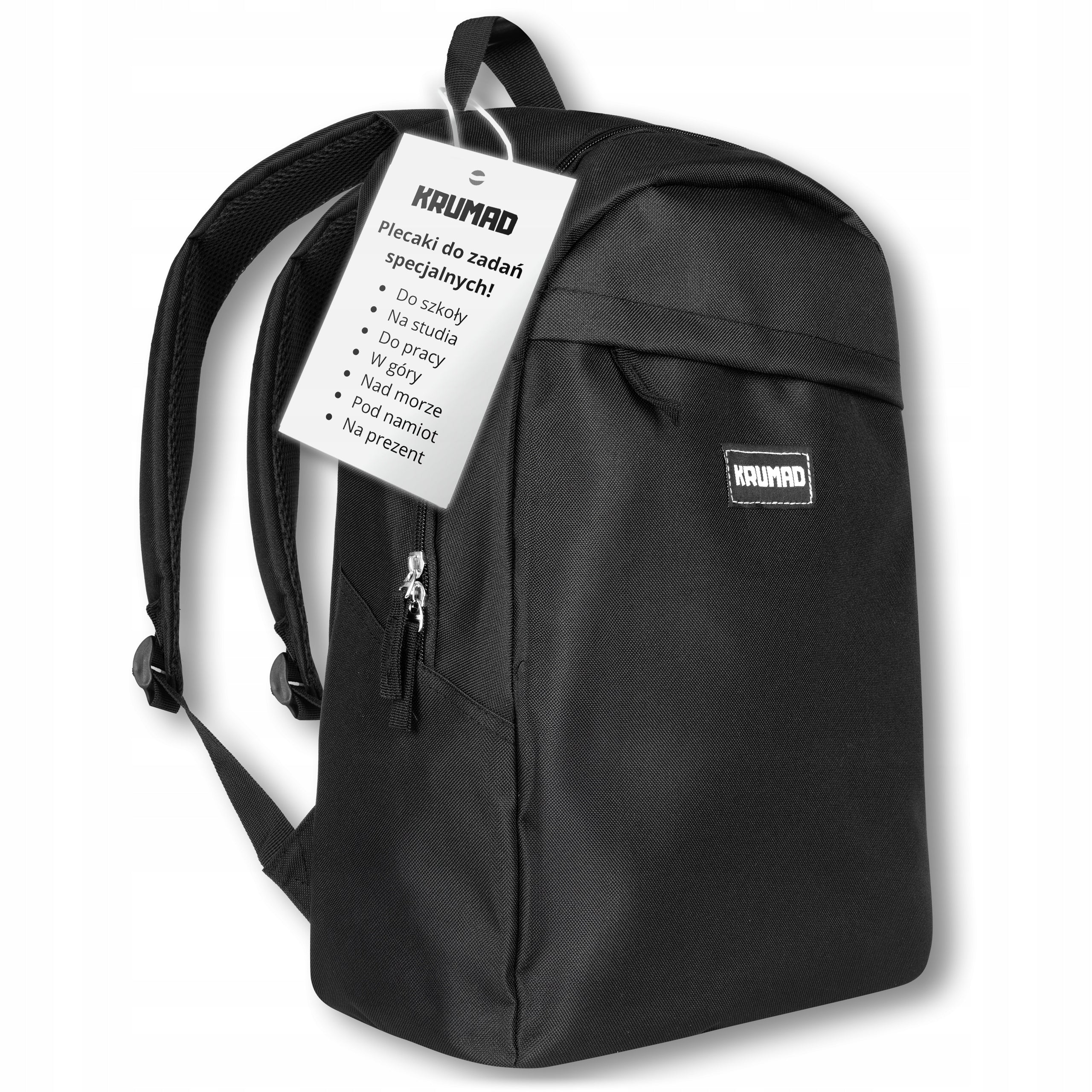 WOMEN'S BACKPACK MEN'S SCHOOL TRAVEL YOUTH BLACK ROOMY Packaging status original