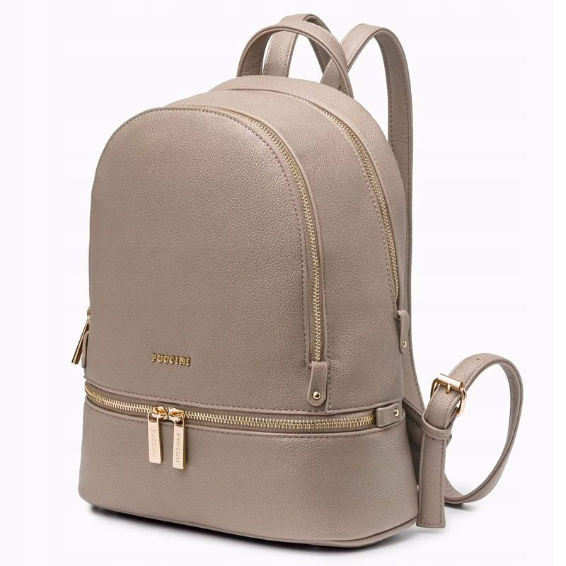 WOMEN'S BACKPACK PUCCINI BML055P-2A BEIGE Brand PUCCINI