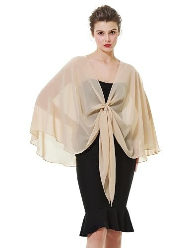 WOMEN'S CHIFFON SHAWL FOR EVENING WEDDING FOR BRIDE WOMEN Brand no brand