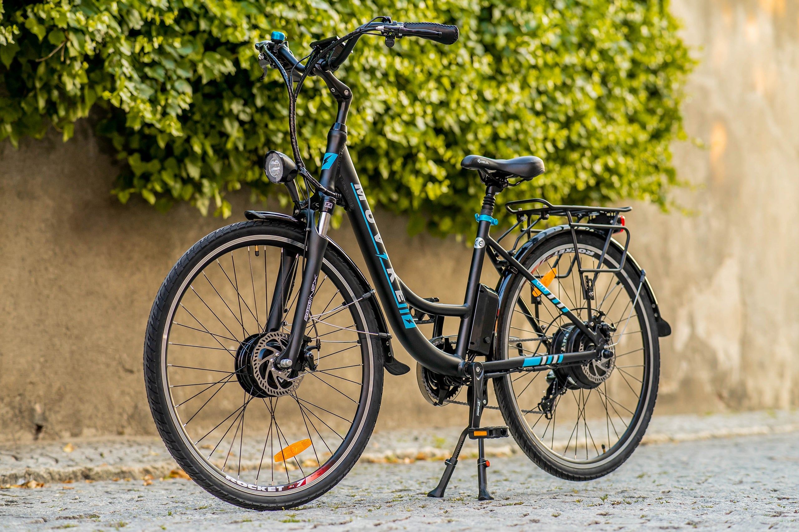 WOMEN'S ELECTRIC CITY BIKE 28" MUVIKE CITY 49 Nm 250W 25km/h UP TO 75KM Brand Muvike