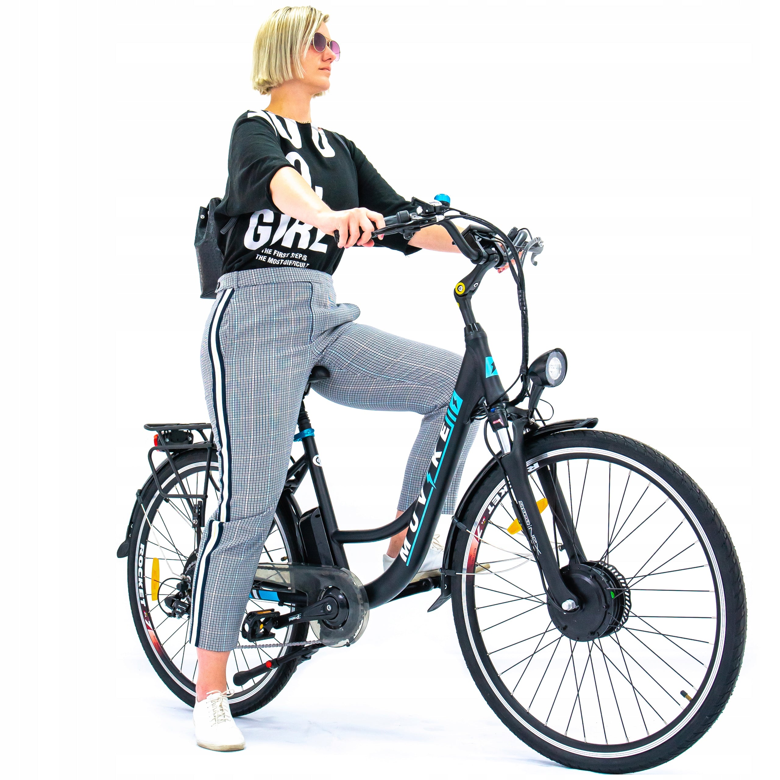 WOMEN'S ELECTRIC CITY BIKE 28" MUVIKE CITY 49 Nm 250W 25km/h UP TO 75KM
