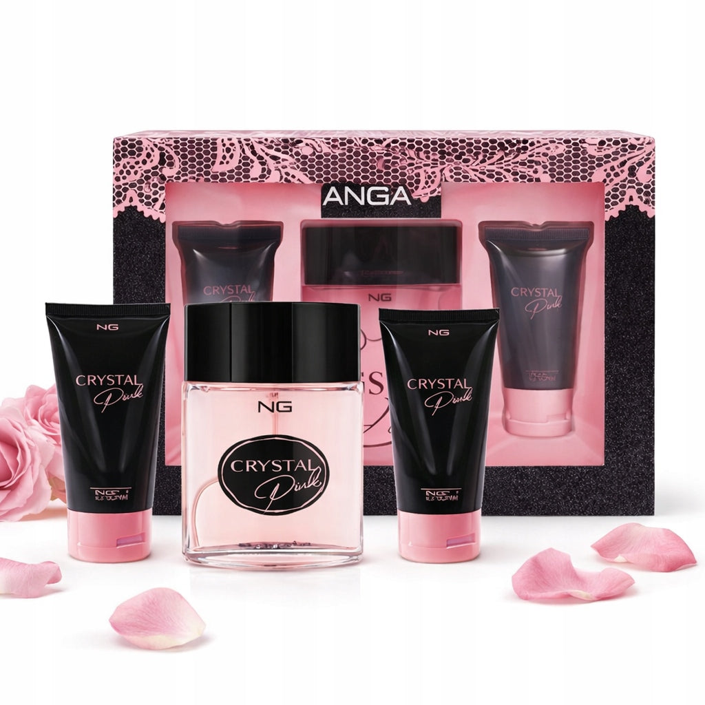 WOMEN'S GIFT SET NEXT CRYSTAL PERFUME EDP 100 ML GEL LOTION MOMMY Brand NG