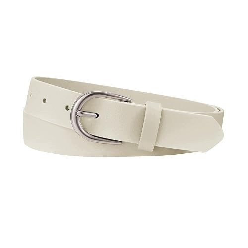 WOMEN'S LEATHER BELT FOR JEANS SILVER BUCKLE FASHION FOR WOMAN 28MM Brand no brand