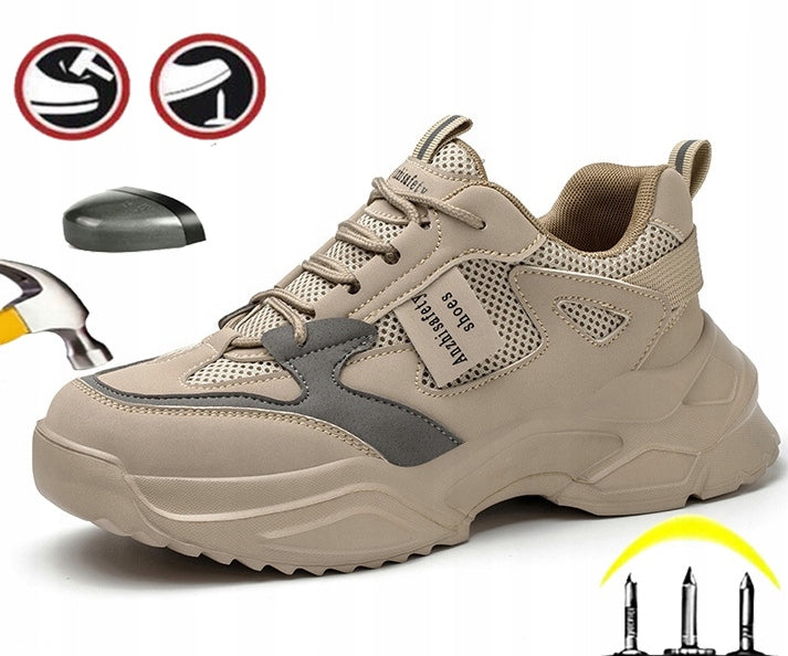 WOMEN'S LIGHTWEIGHT WORK SHOES SAFETY SHOES COMFORTABLE WITH NOSE BHP 40