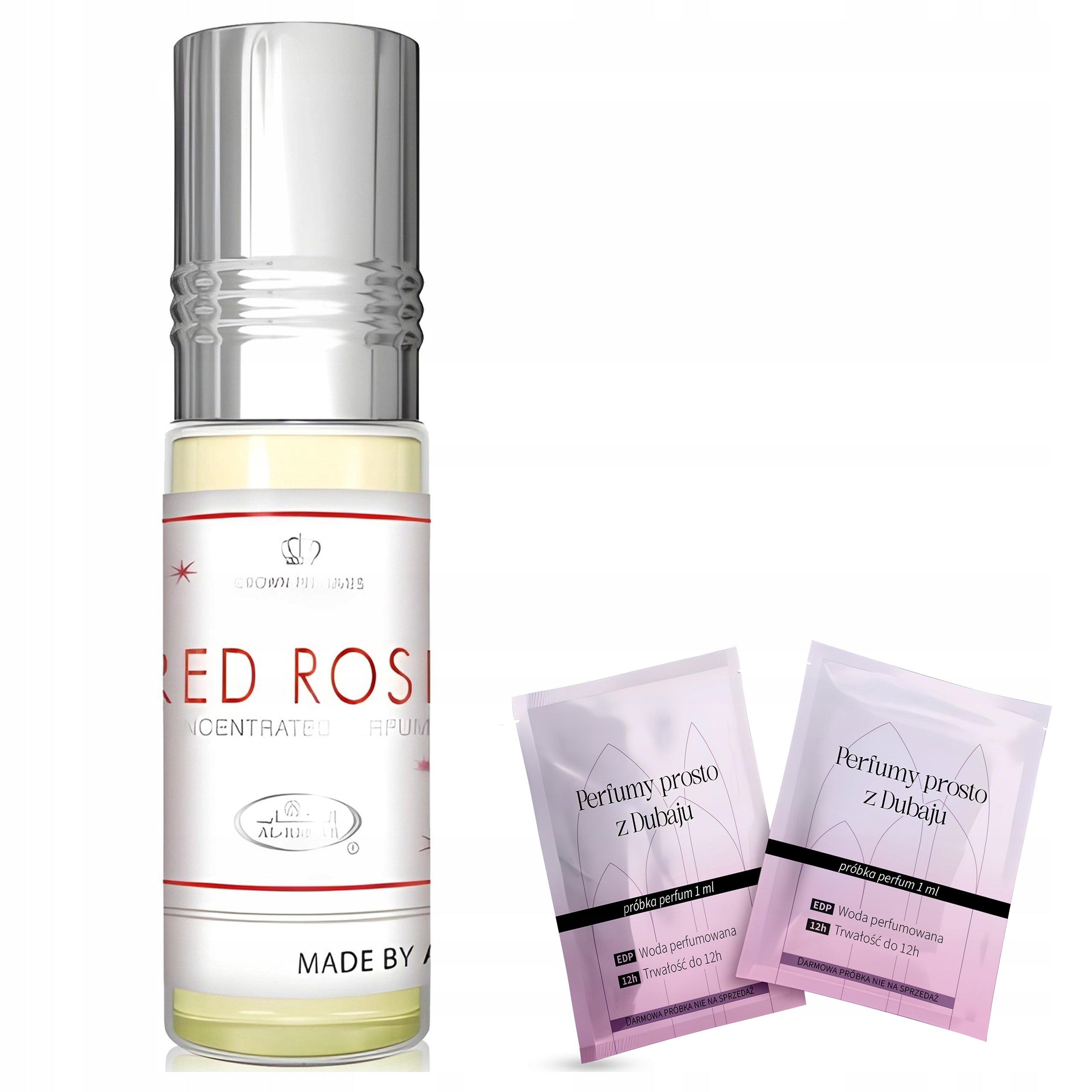 WOMEN'S PERFUME AL-REHAB RED ROSE FLORAL ENVELOPING SUBTLE SAMPLES FREEBIE