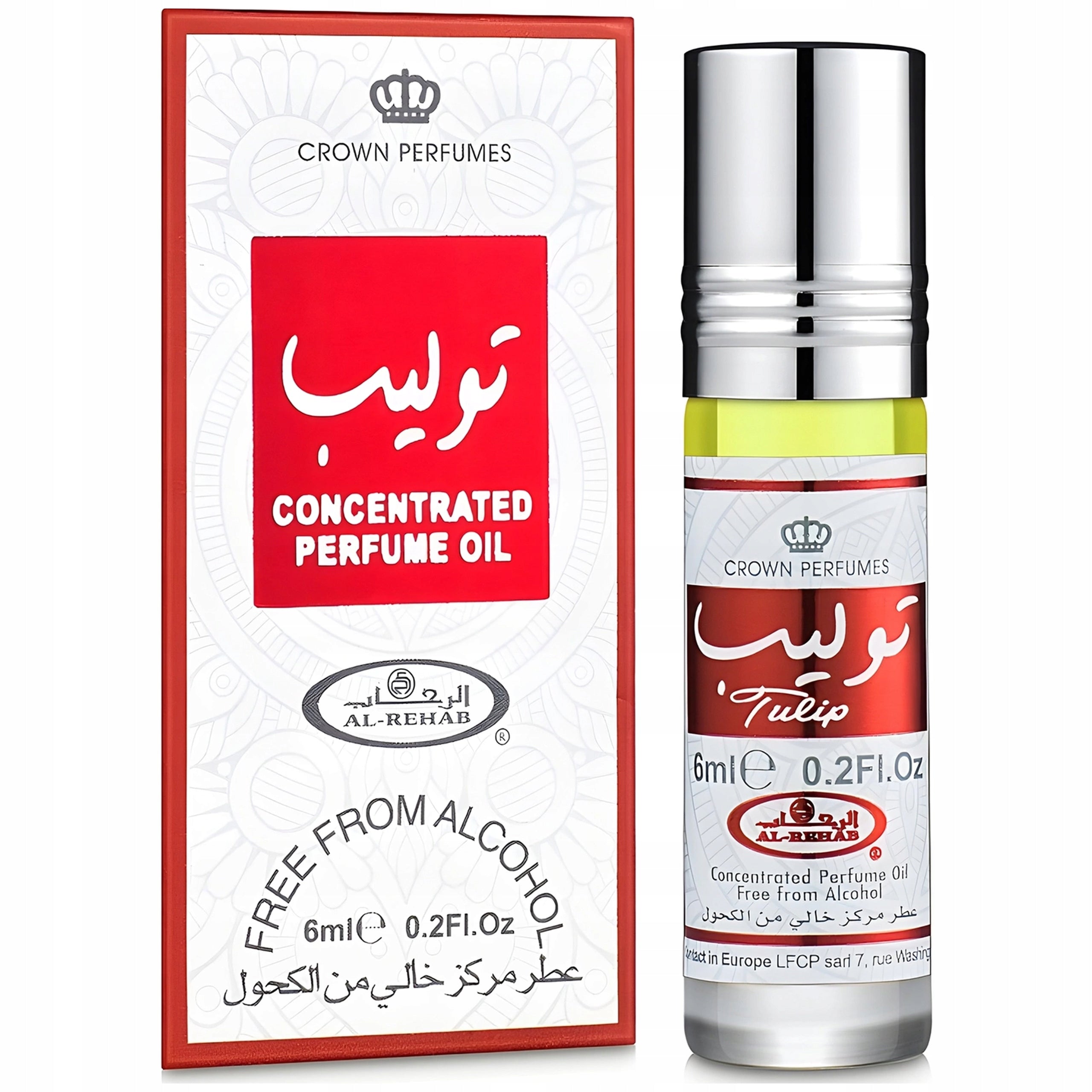 WOMEN'S PERFUME ARABIC AL-REHAB TULIP SWEET FLORAL IN OIL FRESH Packaging status original