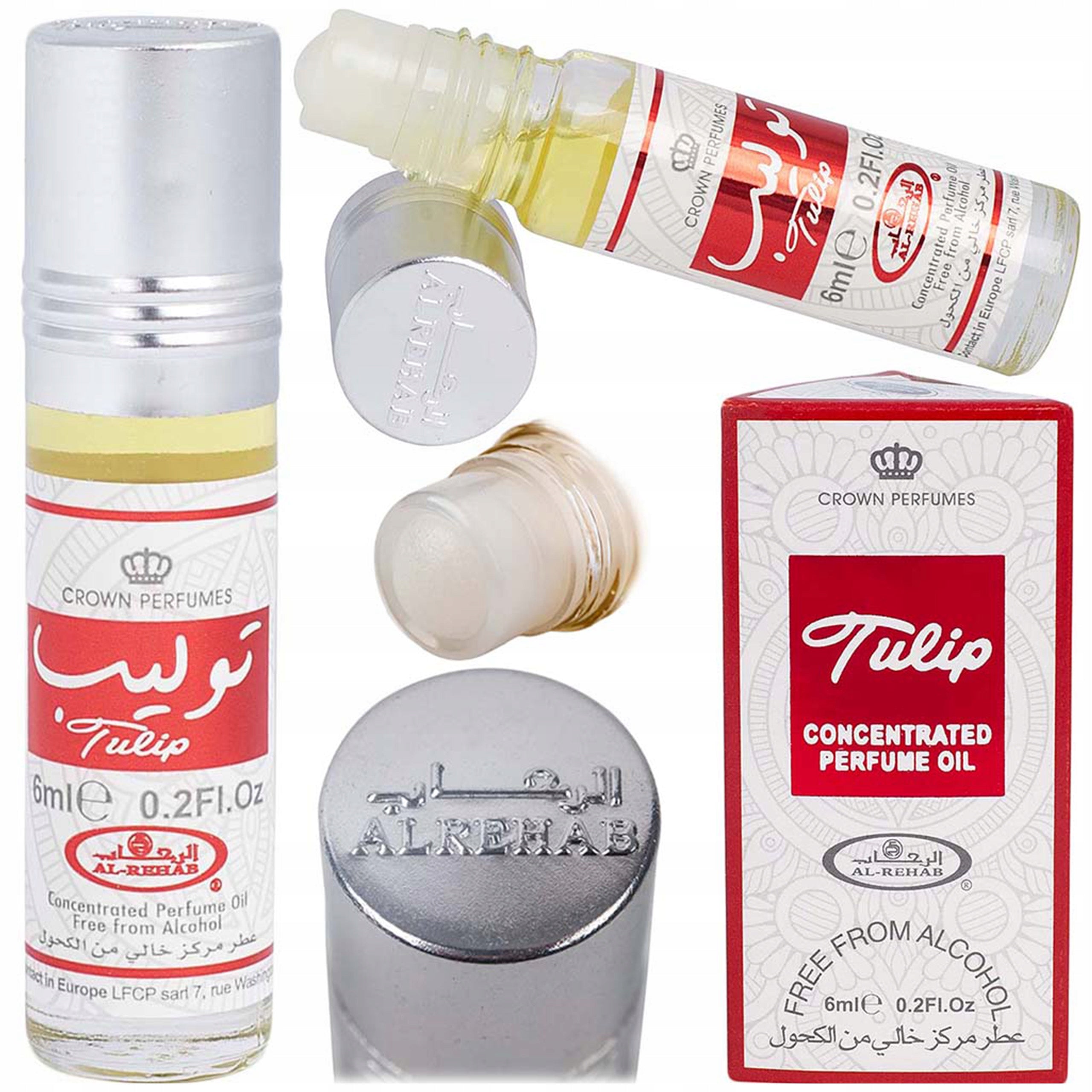 WOMEN'S PERFUME ARABIC AL-REHAB TULIP SWEET FLORAL IN OIL FRESH