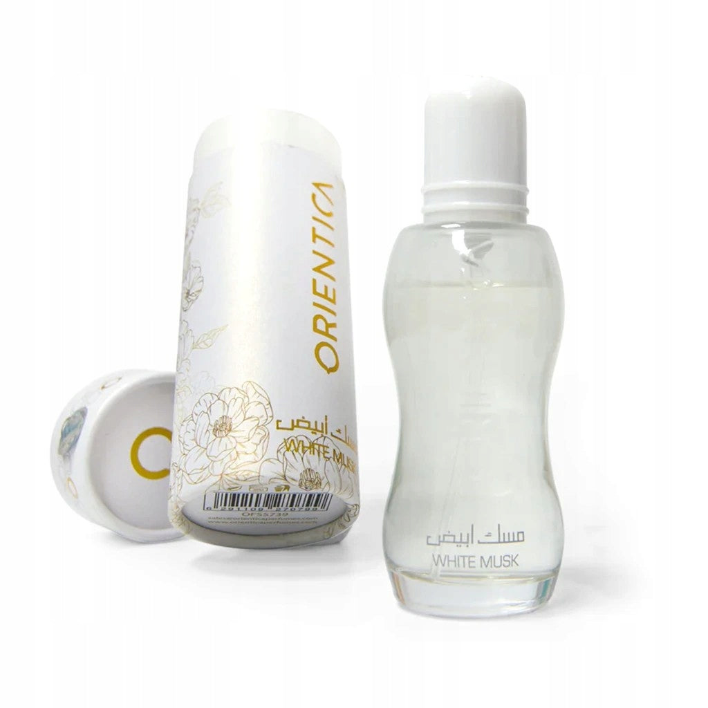 WOMEN'S PERFUME MEN'S ARABIC ORIENTICA WHITE MUSK POWDER BEAUTIFUL +SAMPLES Brand Orientica