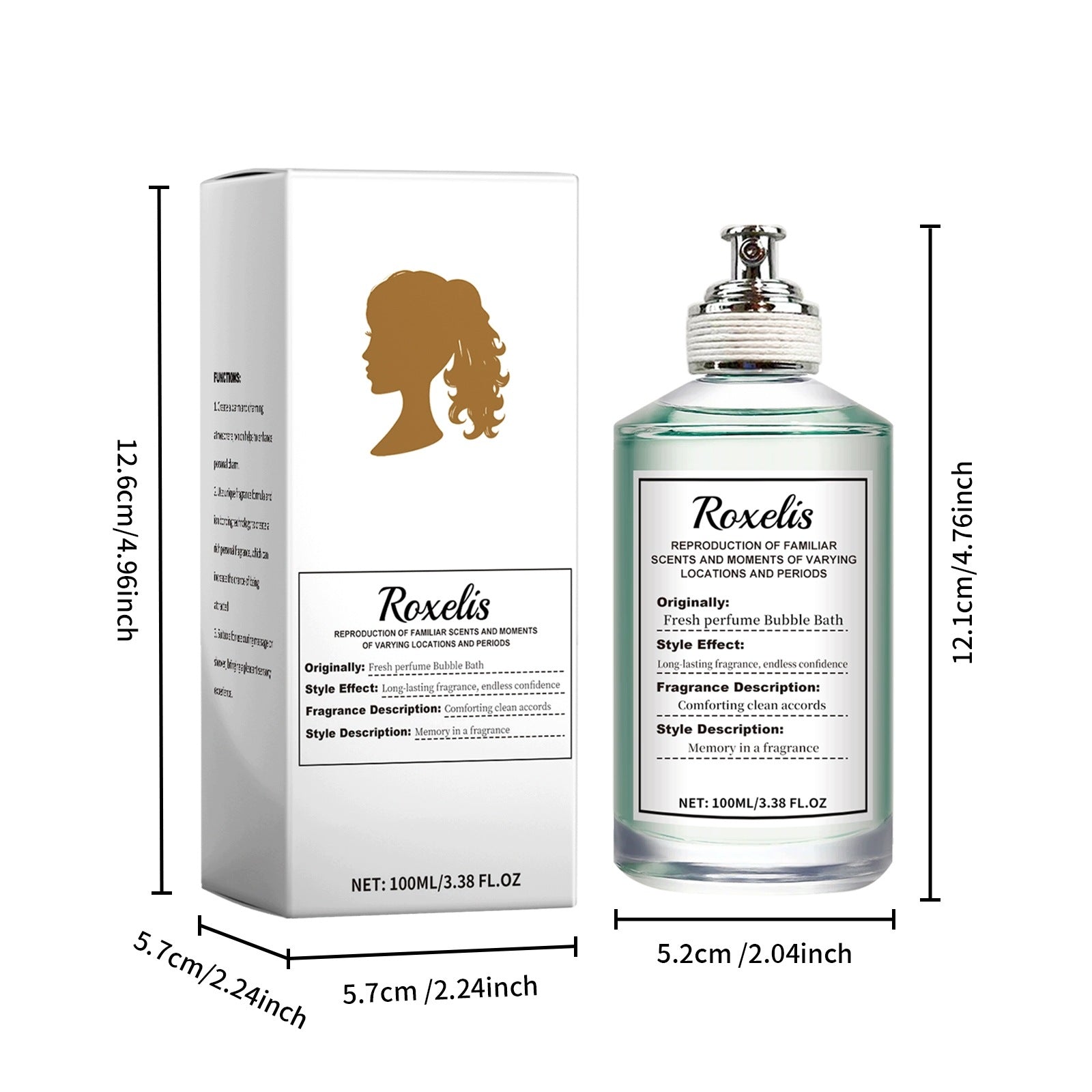 WOMEN'S PERFUME ROXELIS 100 ML FRESH CITRUS FLORAL Packaging status original