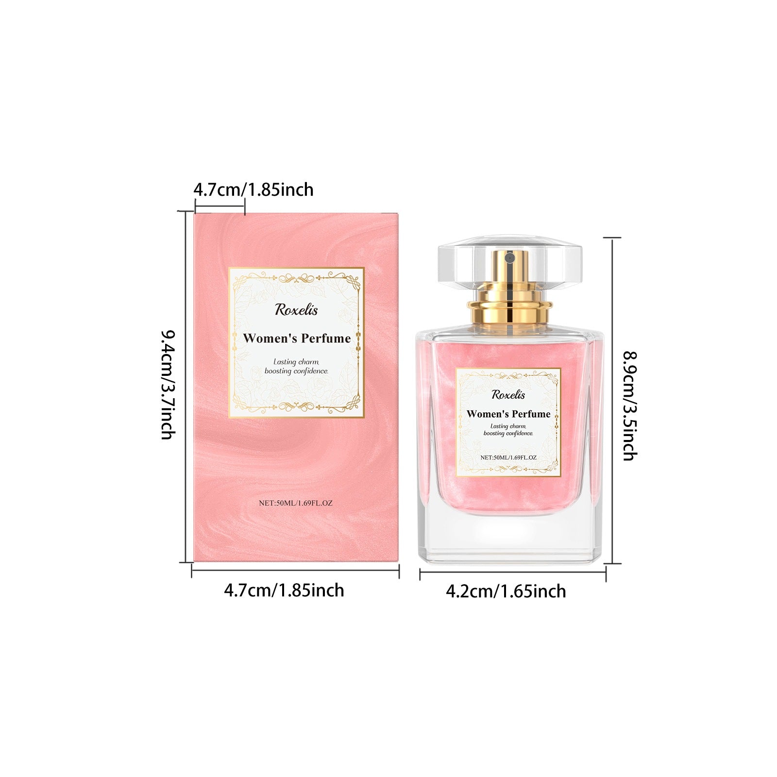 WOMEN'S PERFUME ROXELIS 50 ML ELEGANT FRAGRANCE FOR A GIFT FOR A WOMAN Packaging status original