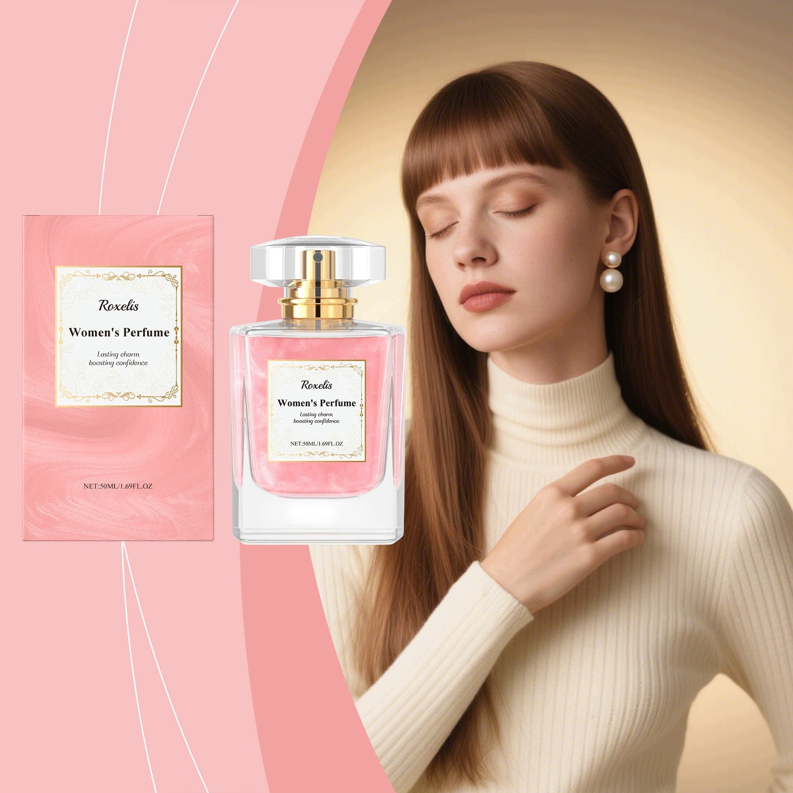 WOMEN'S PERFUME ROXELIS 50 ML ELEGANT FRAGRANCE FOR A GIFT FOR A WOMAN
