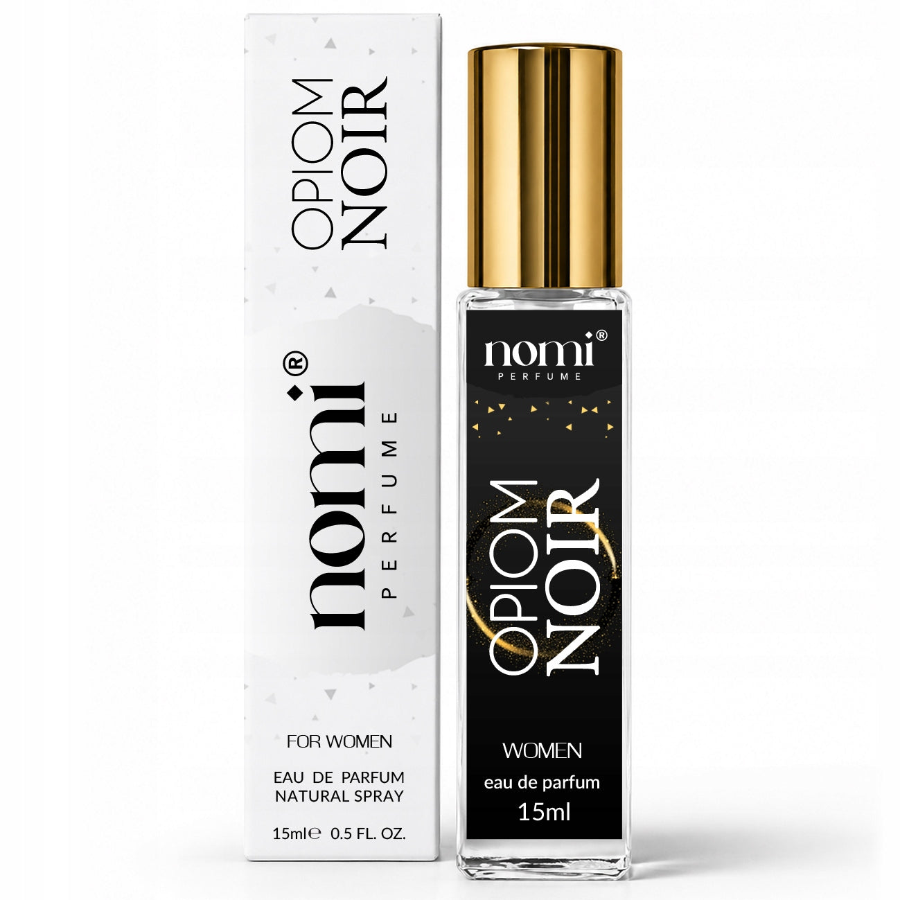 WOMEN'S PERMANENT PERFUME NOMI PERFUMETKI PERFUME OPIOM NOIR EDP 15ml Packaging status original