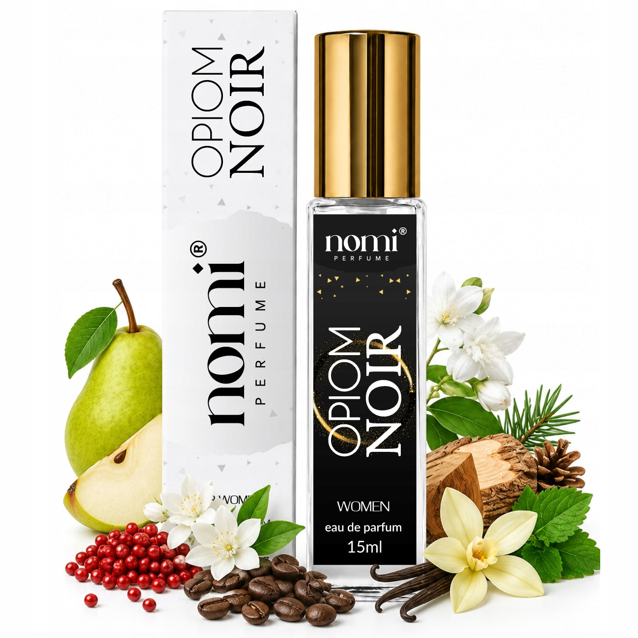 WOMEN'S PERMANENT PERFUME NOMI PERFUMETKI PERFUME OPIOM NOIR EDP 15ml