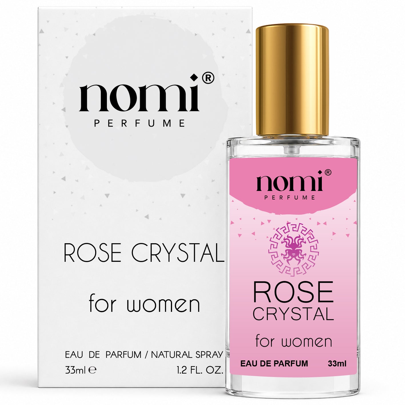 WOMEN'S PERMANENT PERFUME NOMI PERFUMETKI ROSE CRYSTAL EDP 33ml