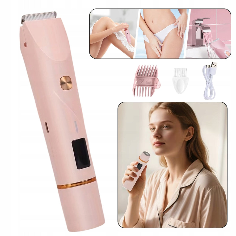 WOMEN'S SHAVER, 2 IN 1, INTIMATE SHAVER, ELECTRIC SHAVER FOR FACE, LEGS