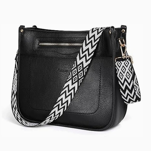 WOMEN'S SHOULDER BAG MEDIUM MULTI-CHAMBER WITH ADJUSTABLE STRAP DAILY