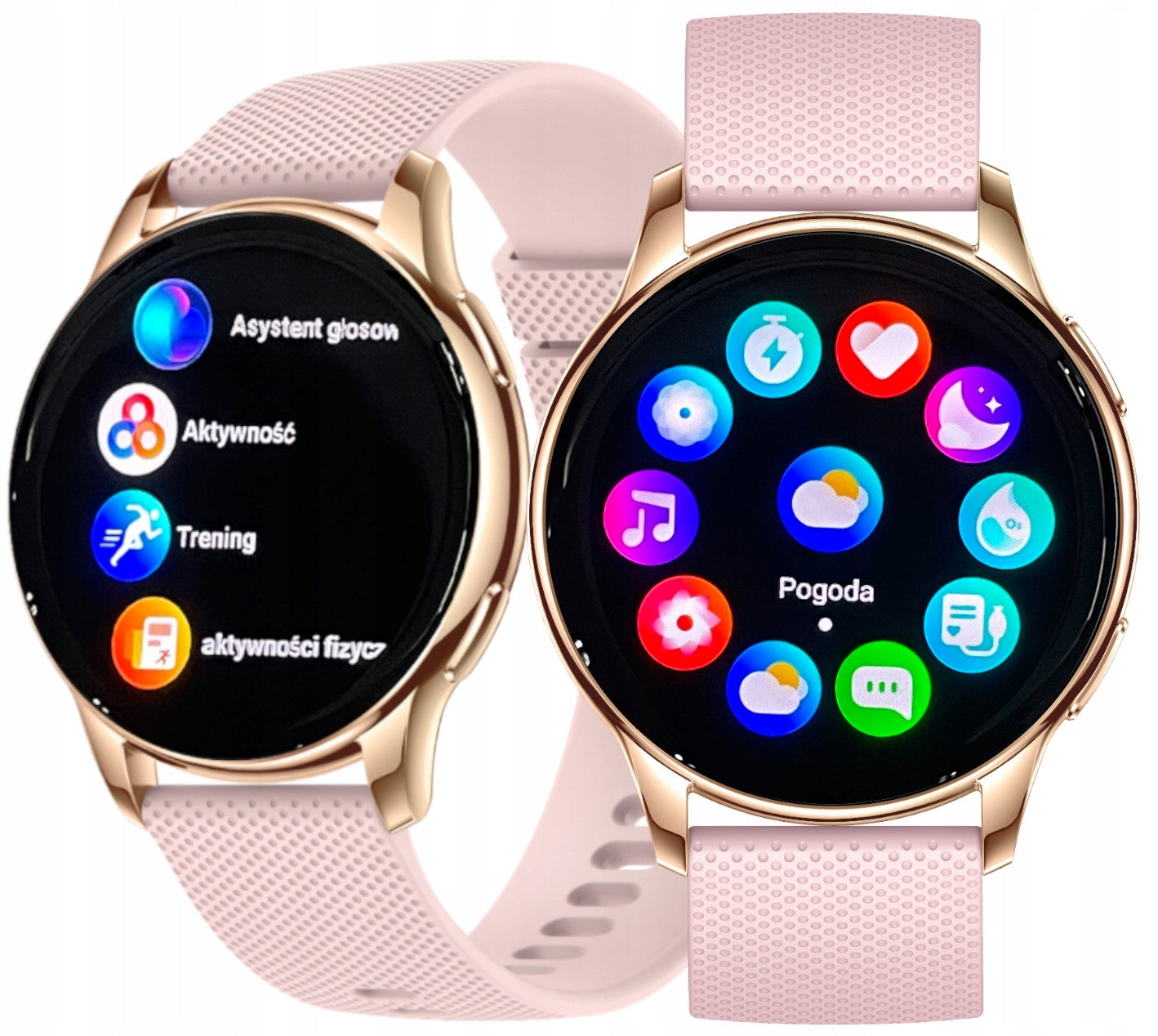 WOMEN'S SMARTWATCH ELEGANT AMOLED TALK PRESSURE MENU PL 107 SPORT Brand Wenom