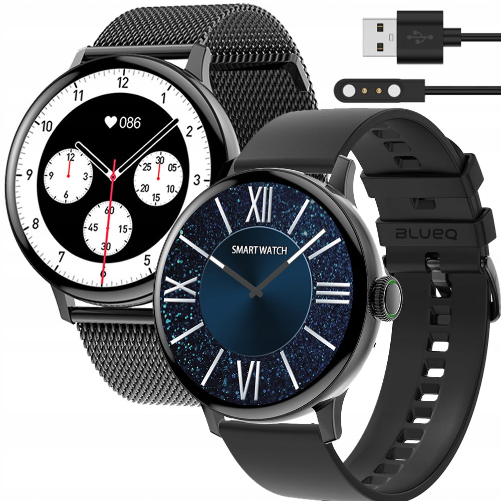WOMEN'S SMARTWATCH ELEGANT CONVERSATION MENU PL WATERPROOF IP68 BANDS Packaging status original