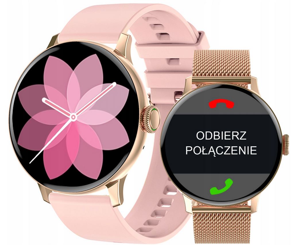 WOMEN'S SMARTWATCH FOR WOMEN TALKING PRESSURE POLISH MENU STEPS PULSE