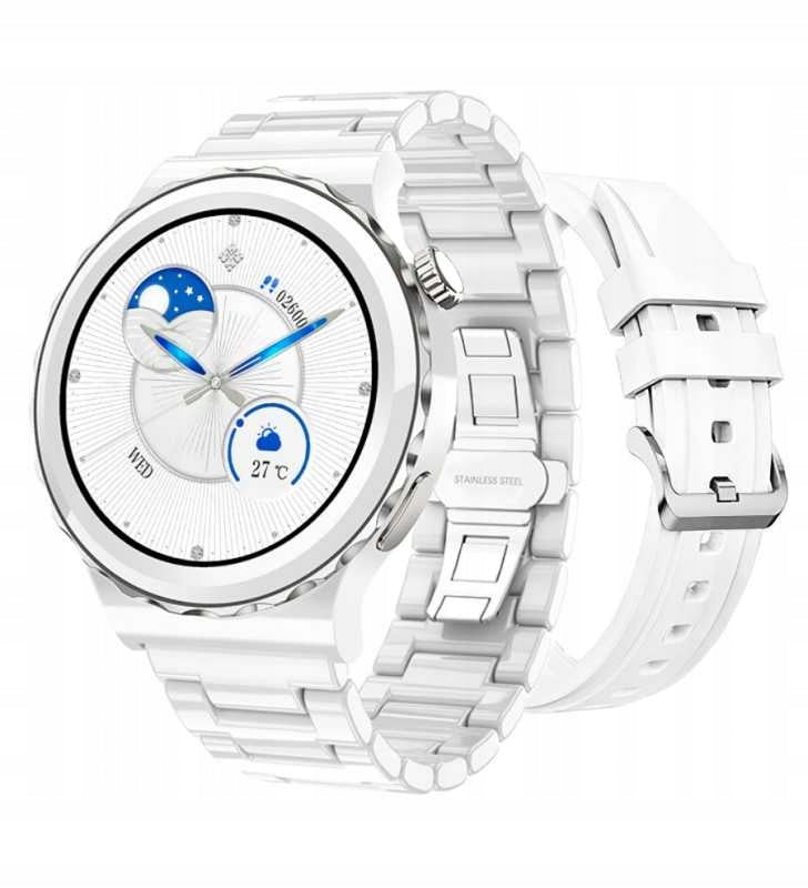 WOMEN'S SMARTWATCH GT3 TALK PRESSURE HEART RATE PL Model SMART TZ-92/ ZD- SILV-BRAN