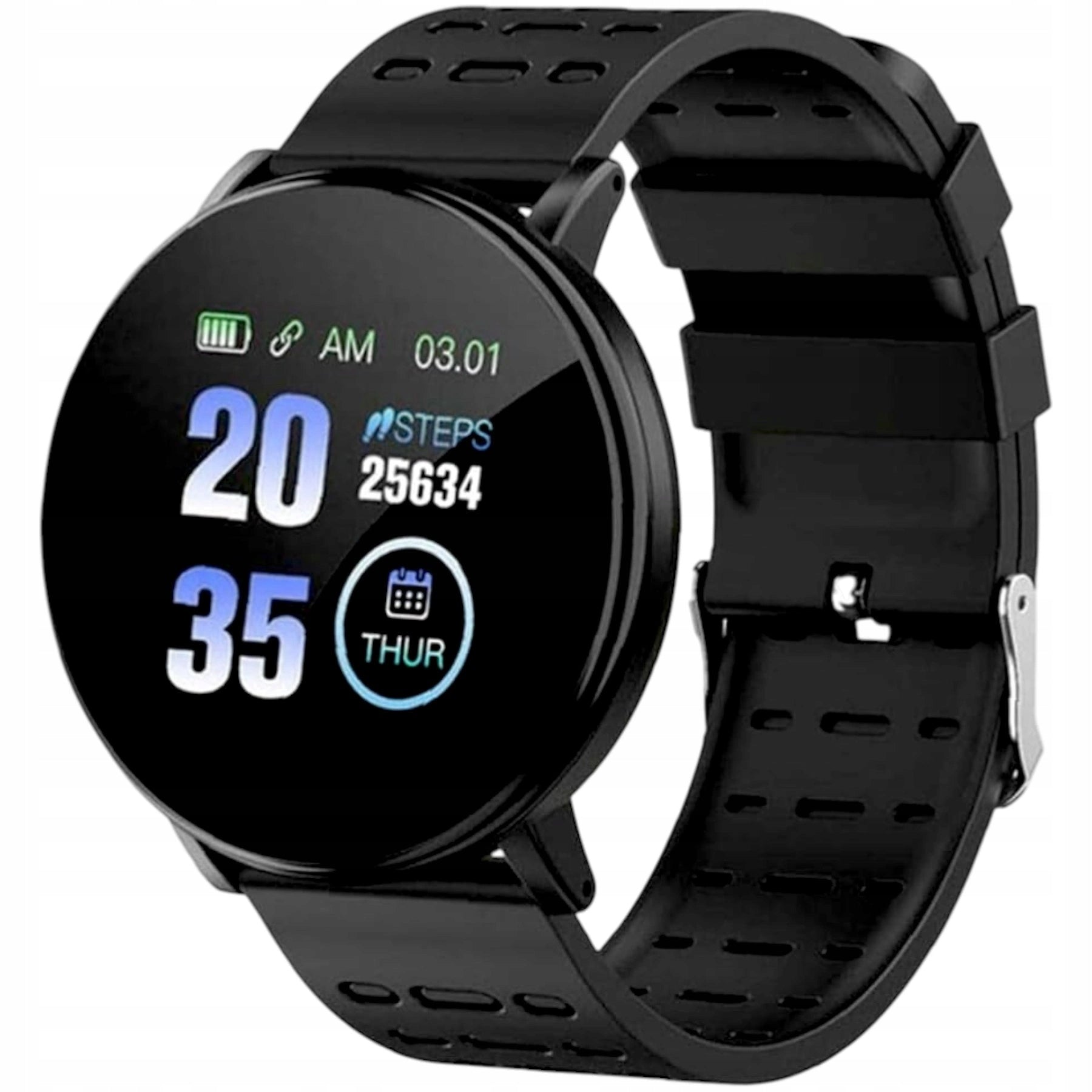 WOMEN'S SMARTWATCH - MEN'S SPORTS WATCH POLISH MENU SMART WATCH Packaging status original