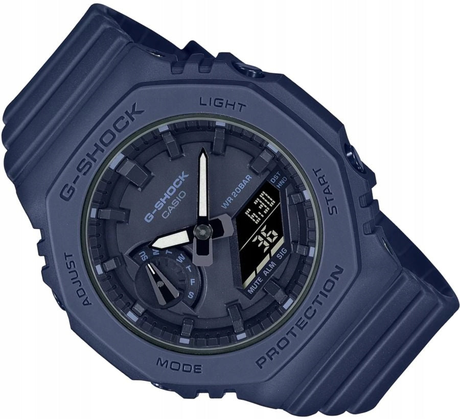 WOMEN'S SPORTS WATCH G-SHOCK GMA-S2100BA-2A1 FASHIONABLE NAVY BLUE WR200 43mm