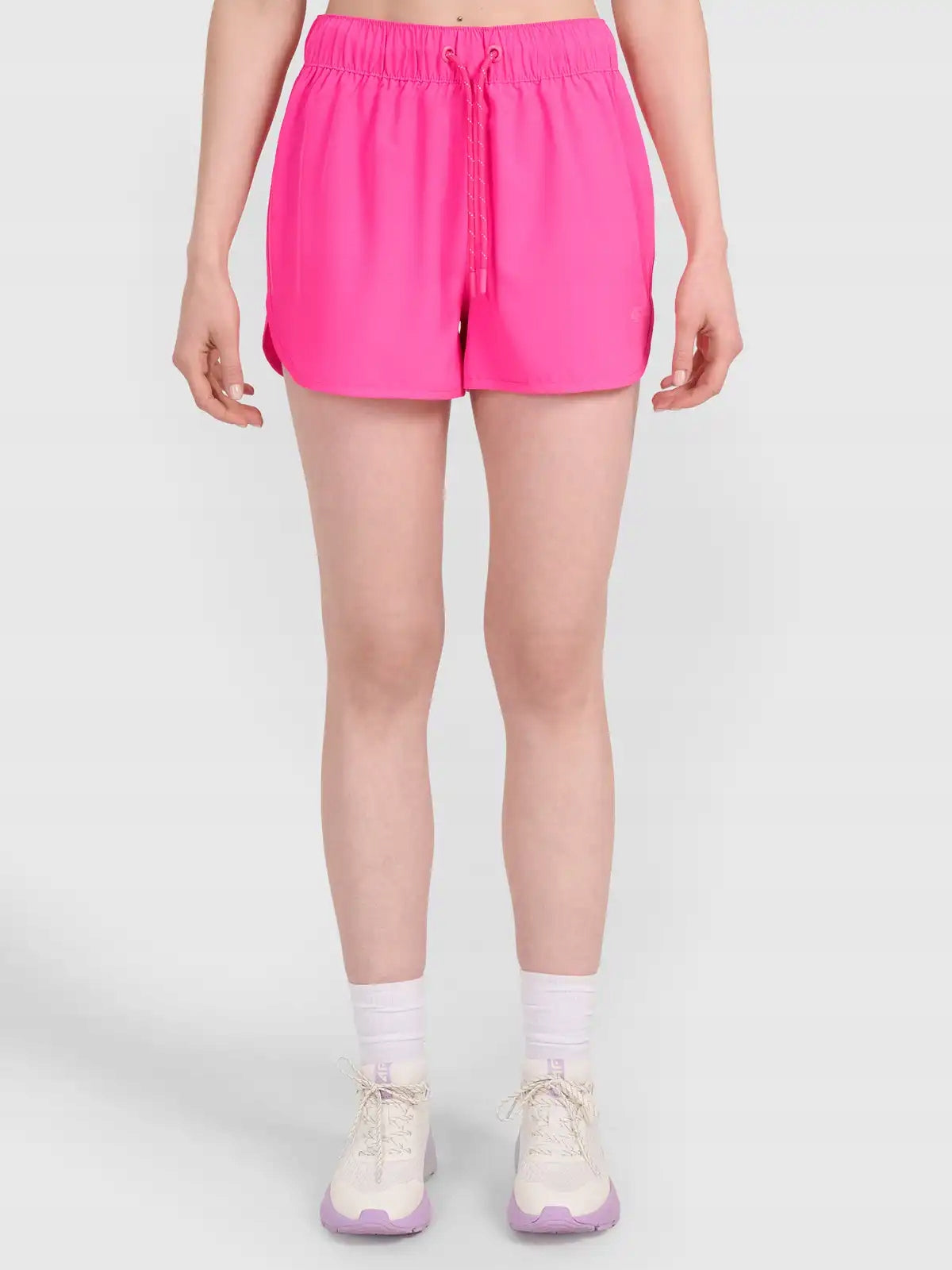 WOMEN'S SWIM SHORTS 4F Beach Shorts Boardshorts Pink Size XS