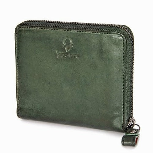 WOMEN'S WALLET LEATHER MINI MONTREAL VINTAGE 13 COMPARTMENTS FOR GIFT