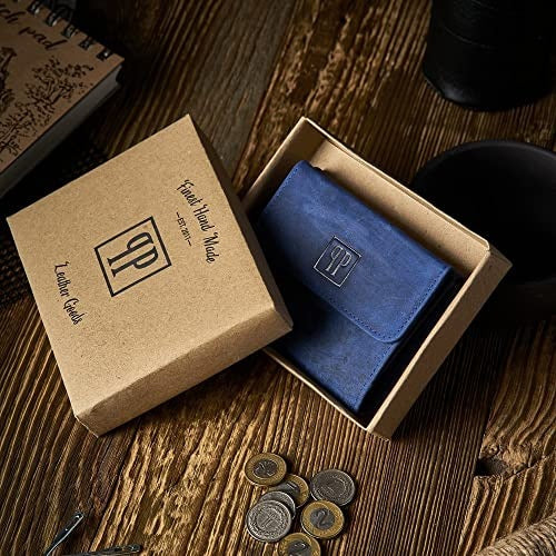 WOMEN'S WALLET SMALL PAOLO PERUZZI NAVY LEATHER FOR WOMEN Manufacturer code SWC5908151573792