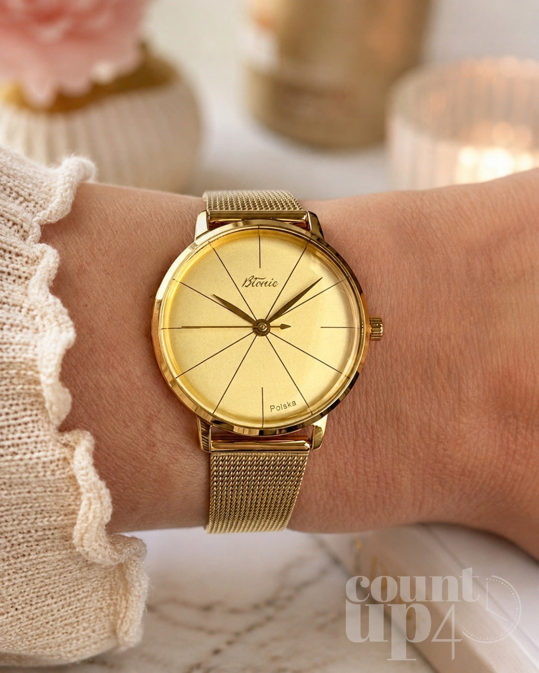 WOMEN'S WATCH BŁONIE Chamomile Brand Błonie