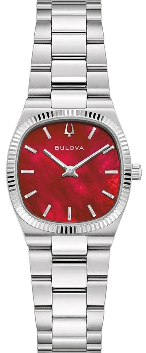 WOMEN'S WATCH BULOVA 96L354 SUPER SEVILLE SILVER ON BRACELET