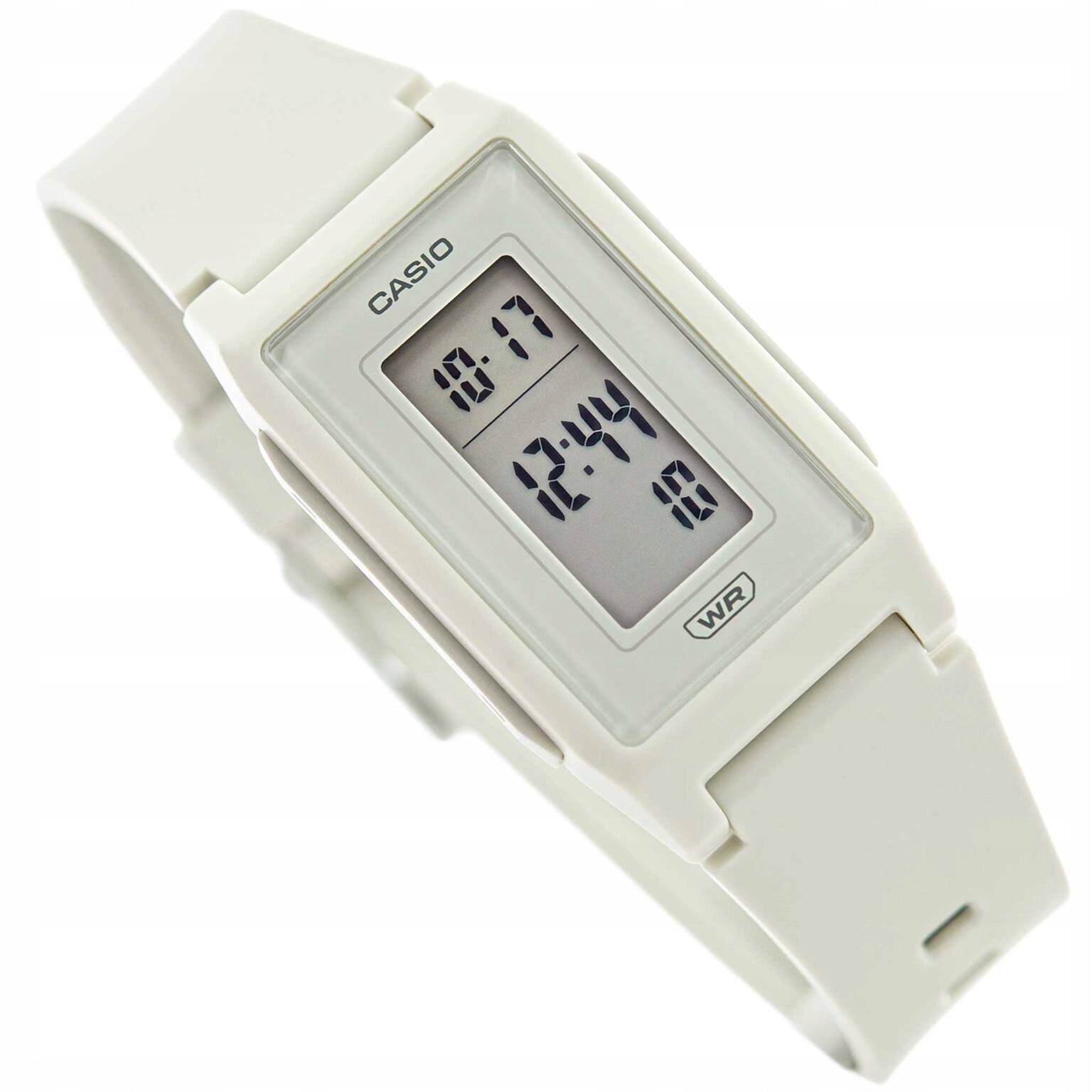 WOMEN'S WATCH CASIO LF-10WH-8EF POP GREY ON STRAP DATE STOPWATCH