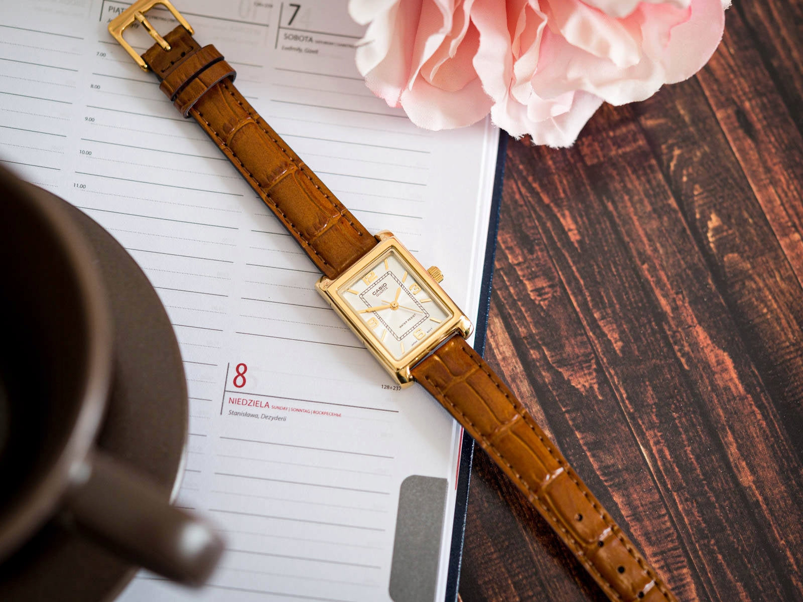 WOMEN'S WATCH CASIO LTP-1234PGL-7A CLASSIC Packaging status original