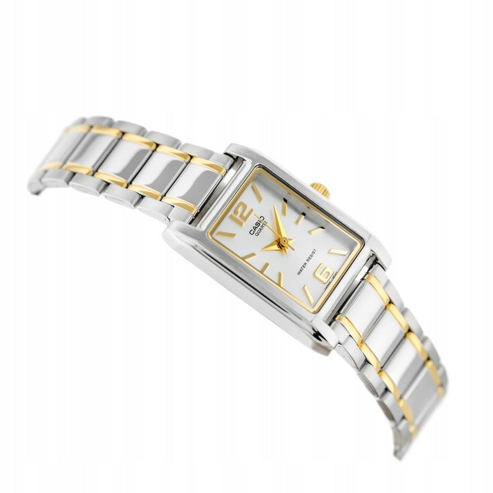 WOMEN'S WATCH CASIO LTP-1235SG-7AEF + BOX + ENGRAVING Functions waterproof