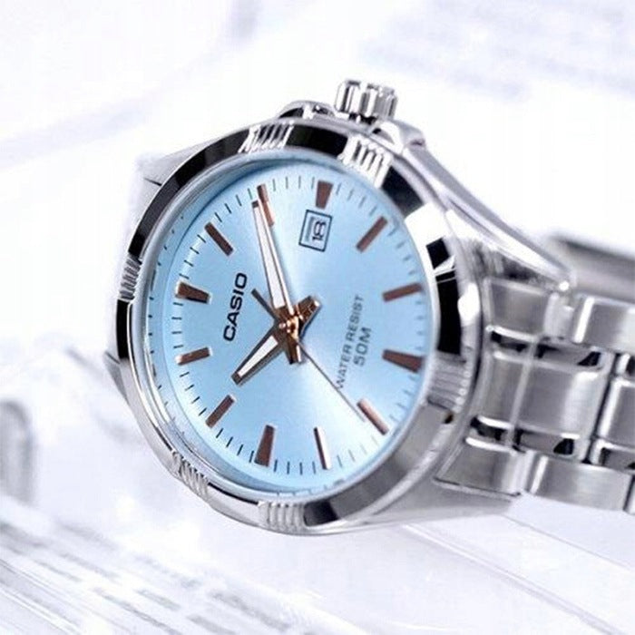 WOMEN'S WATCH CASIO LTP-1308D-2AVEF + BOX + ENGRAVING Brand CASIO