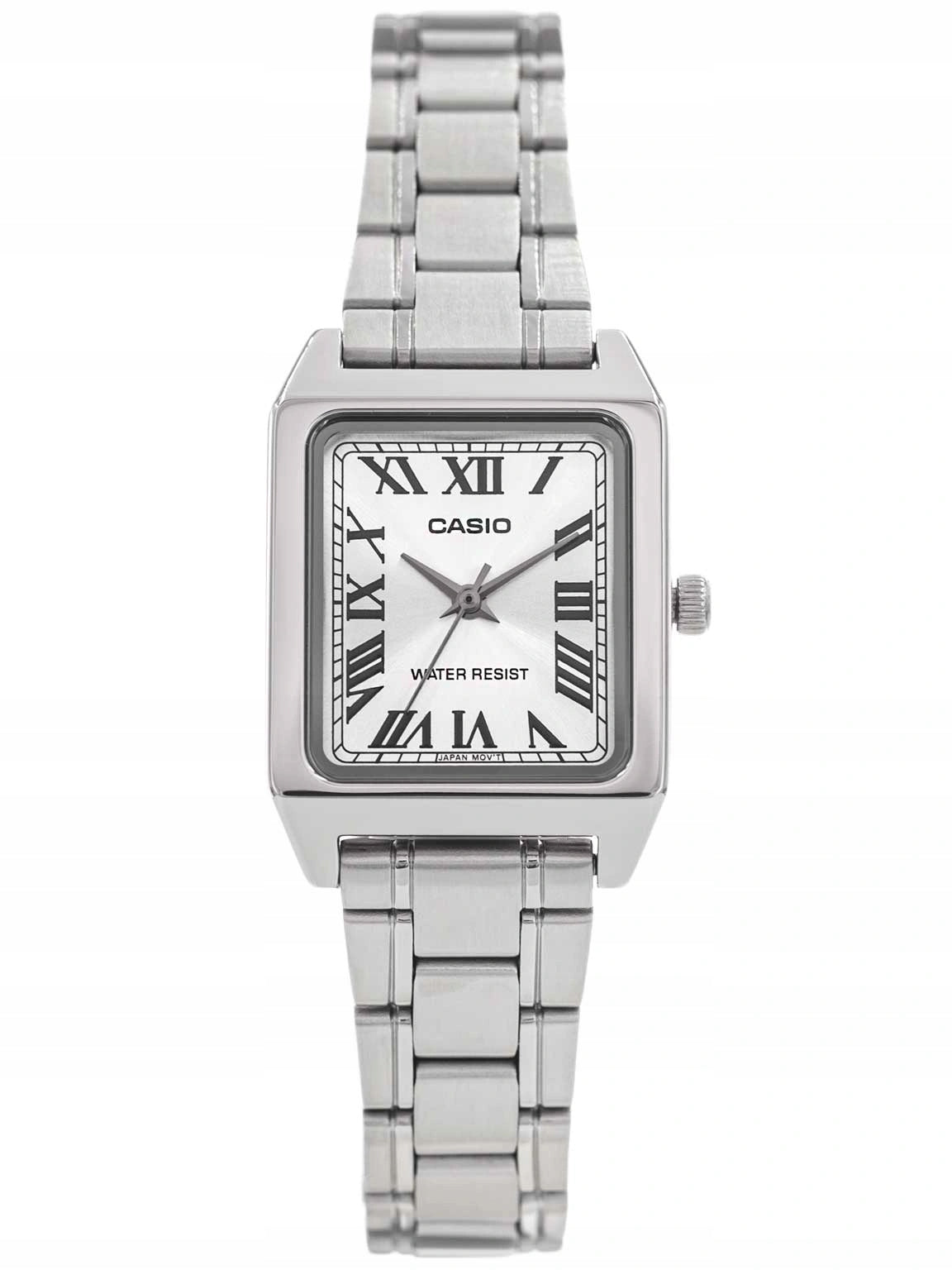 WOMEN'S WATCH CASIO LTP-B150D-7BEF CLASSIC SILVER ON BRACELET Packaging status original