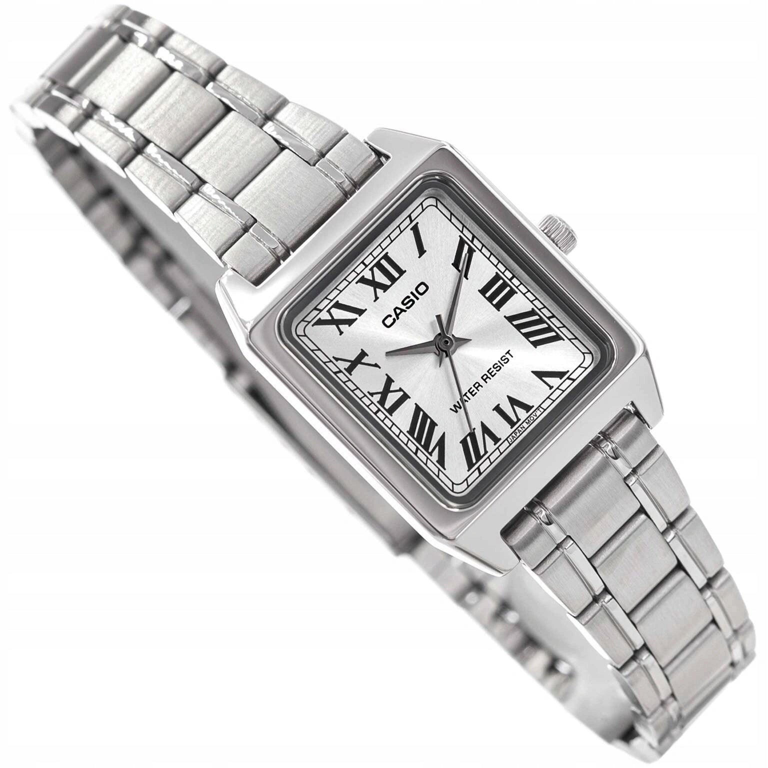 WOMEN'S WATCH CASIO LTP-B150D-7BEF CLASSIC SILVER ON BRACELET