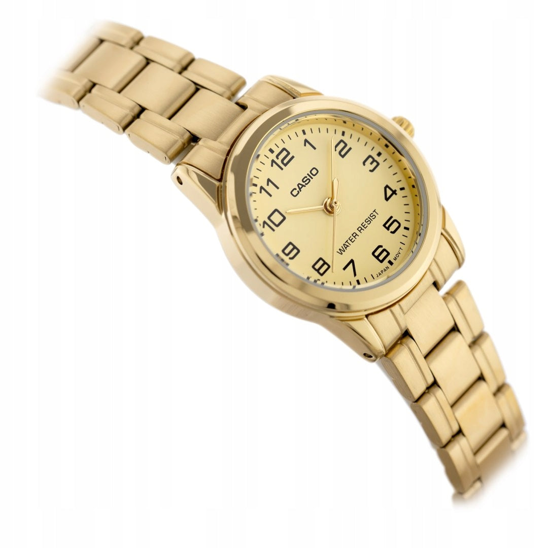 WOMEN'S WATCH CASIO LTP-V001G-9B (zd589c) + Casio BOX Strap material other