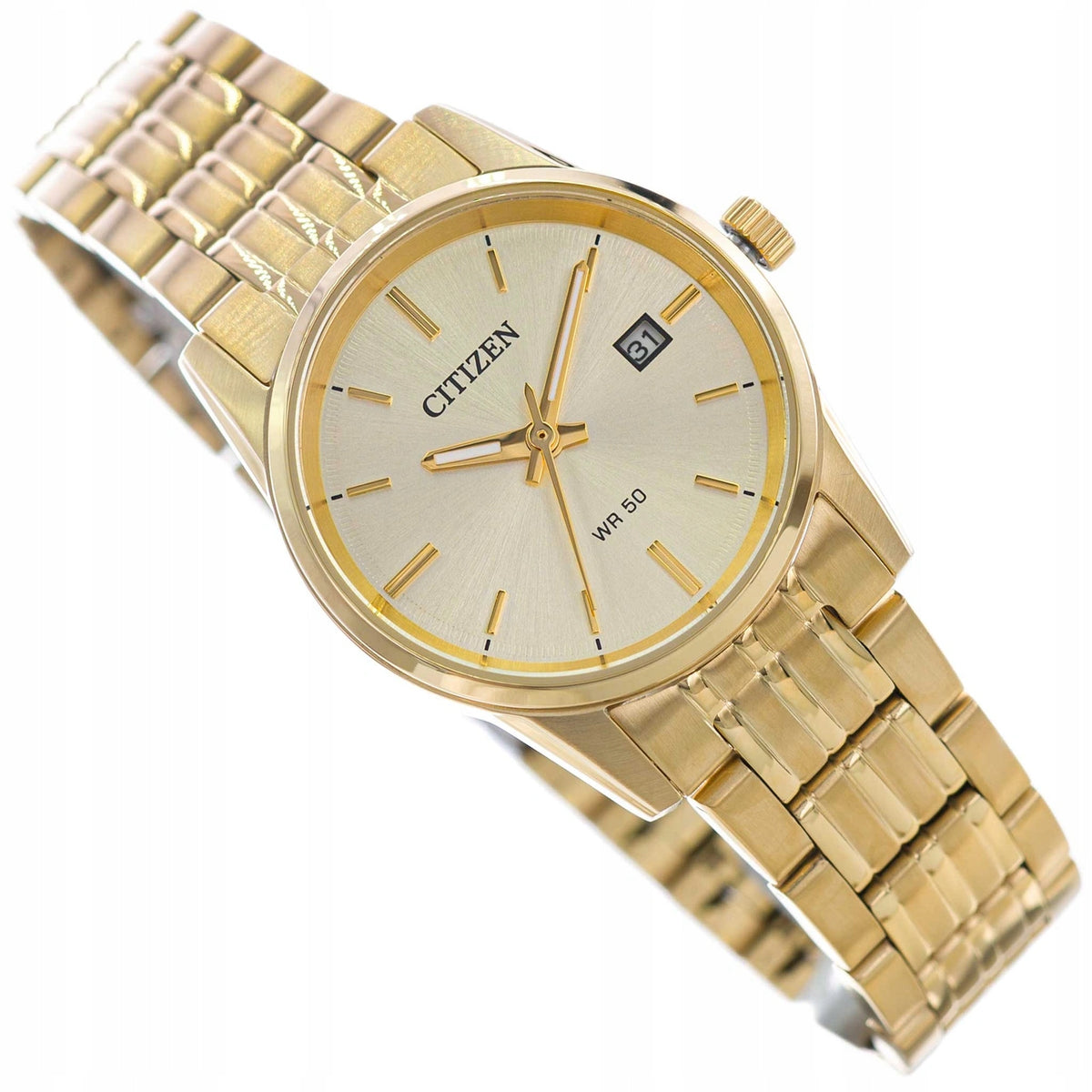 WOMEN'S WATCH CITIZEN EU6002-51P QUARTZ ELEGACE GOLD ON BRACELET