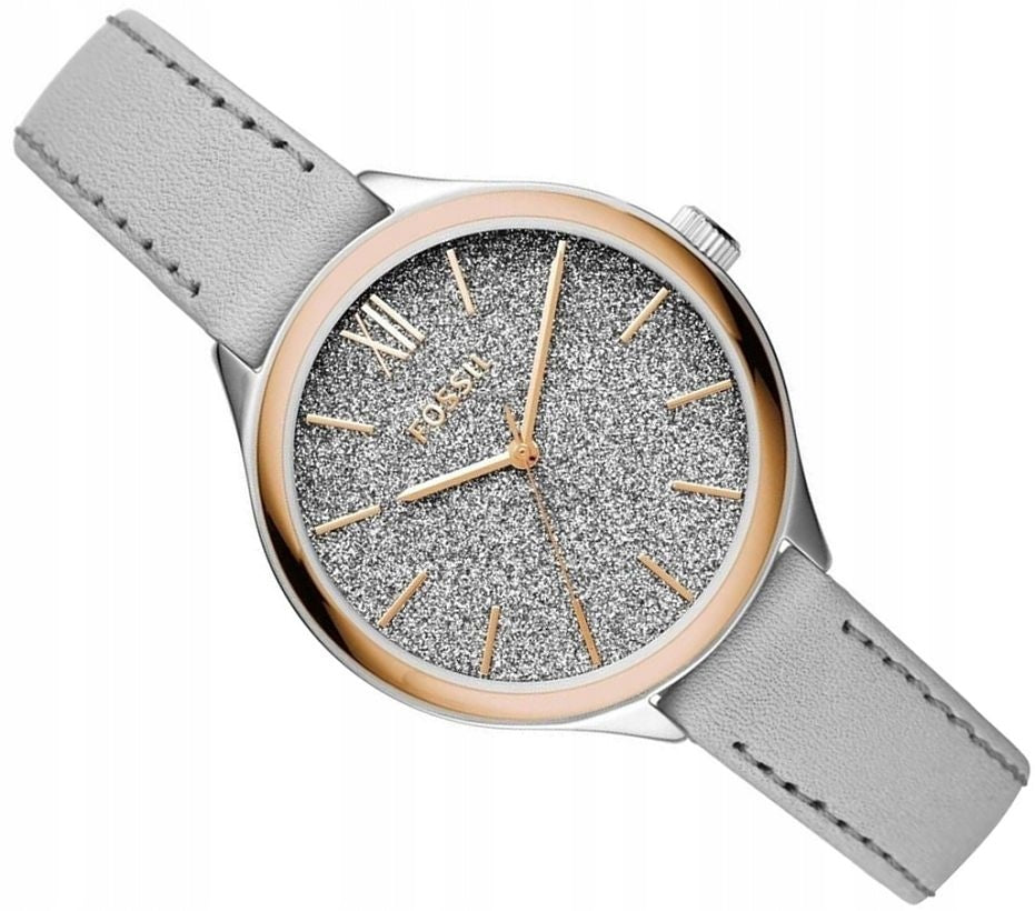 WOMEN'S WATCH FOSSIL BQ3324 ELEGANT AND FASHIONABLE WITH CRYSTALS 36mm + CAN!