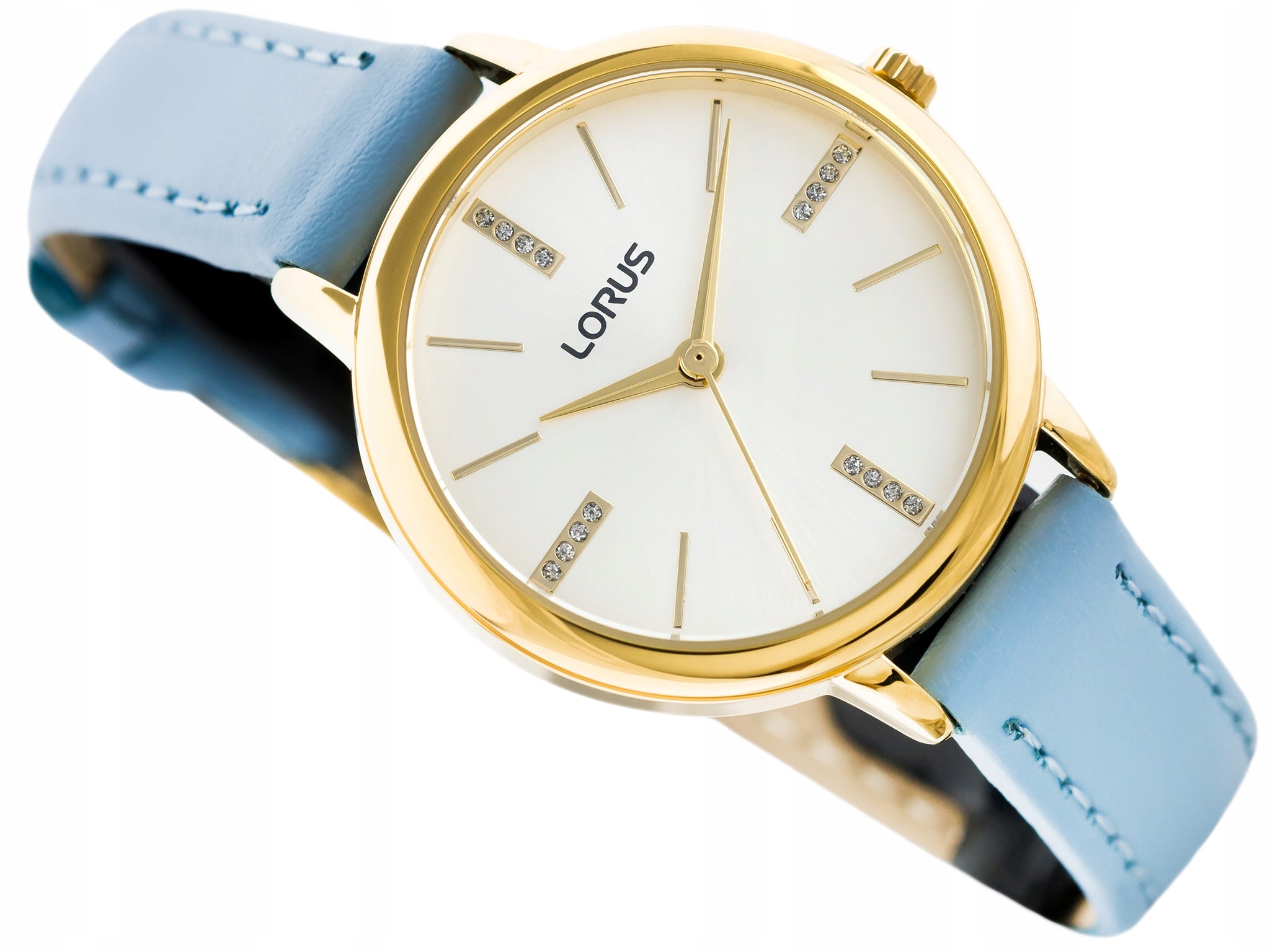 WOMEN'S WATCH LORUS RG214QX8 WITH GOLD CRYSTALS