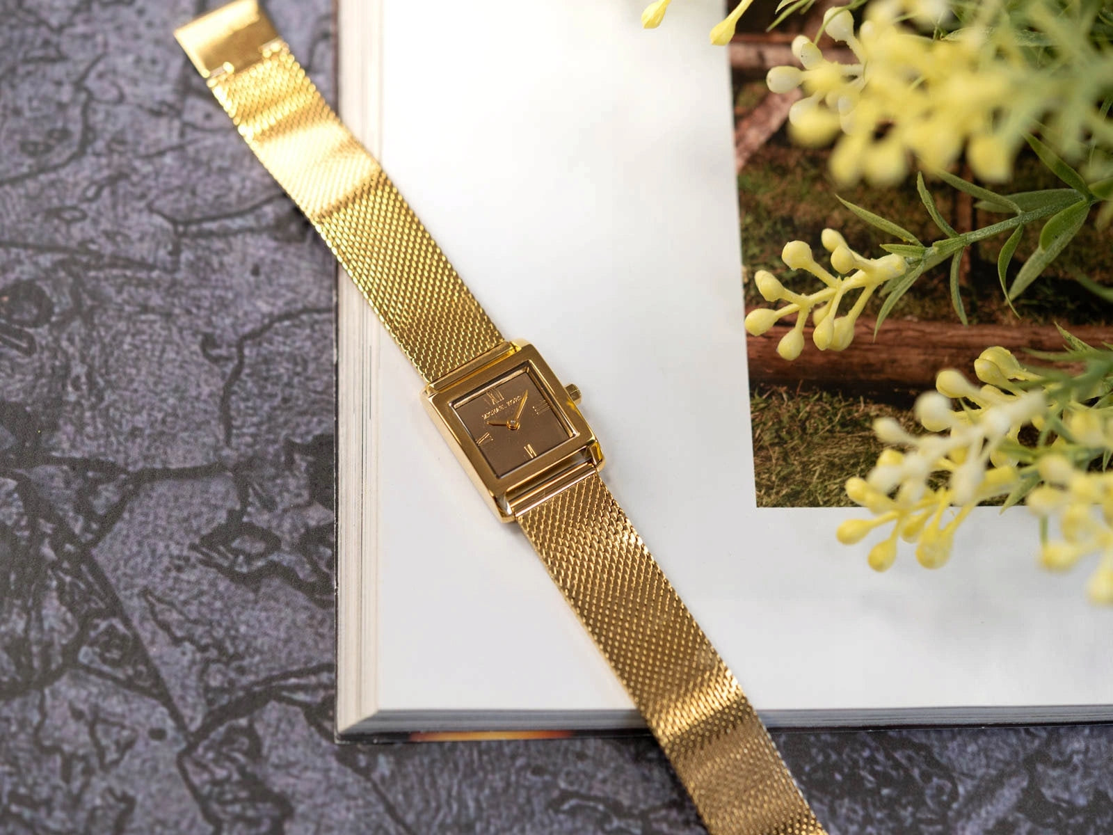 WOMEN'S WATCH MICHAEL KORS MK4959 GEORGIE GOLD MESH Gender woman
