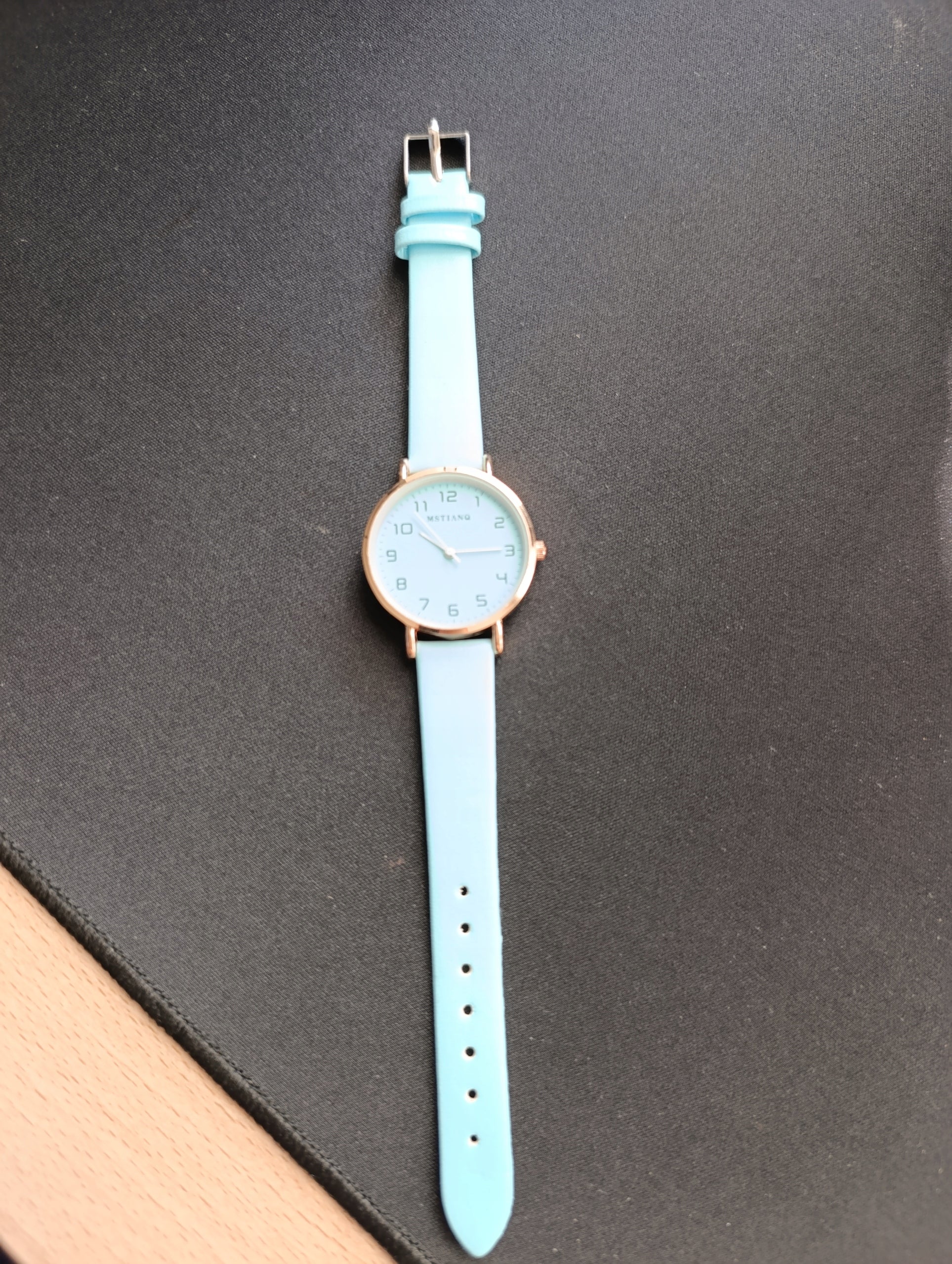 WOMEN'S WATCH MSTIANQ Blue Strap Gold case Stylish Gift Manufacturer code Z050N-MSTIANQ
