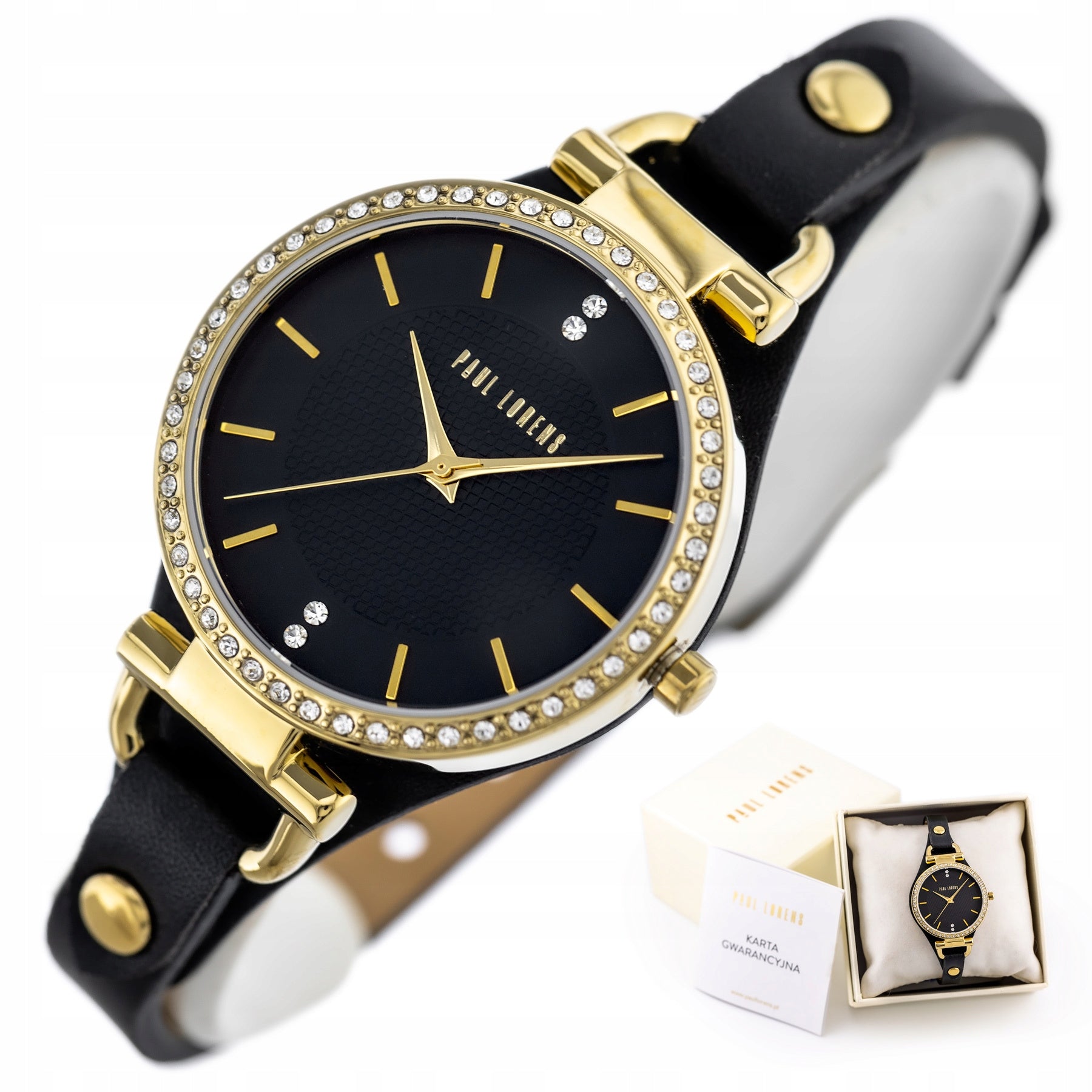 WOMEN'S WATCH PAUL LORENS - PL13922A + BOX +GRAWER