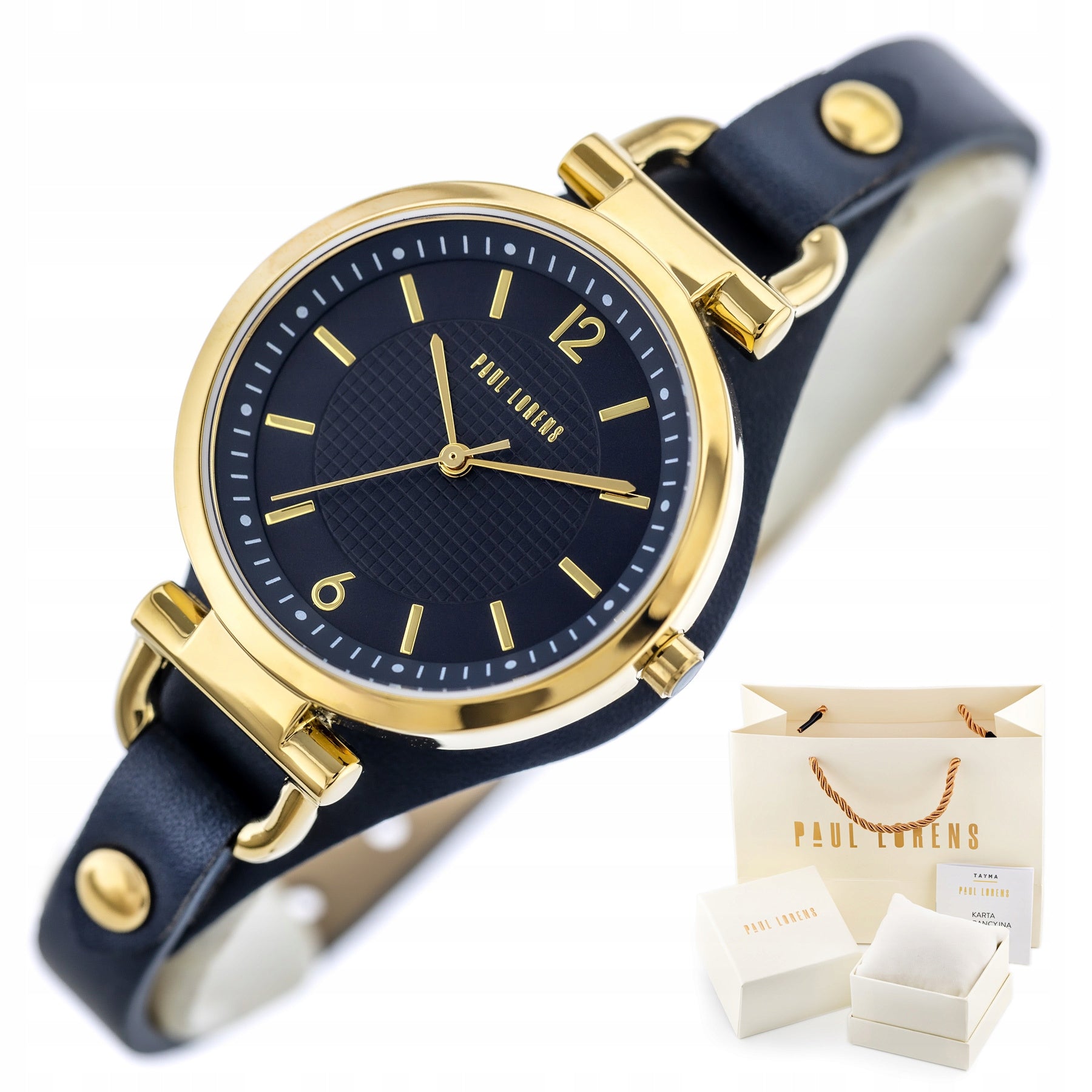 WOMEN'S WATCH PAUL LORENS - PL3652A-6F2 + BOX + ENGRAVING