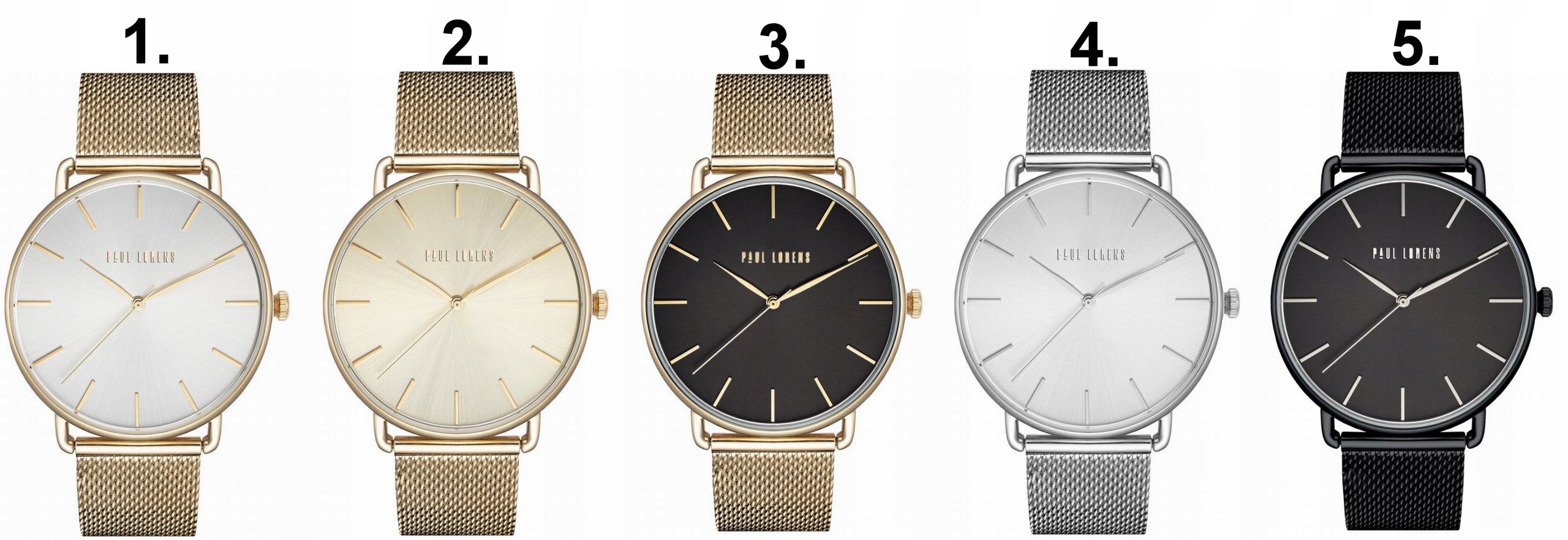 WOMEN'S WATCH PAUL LORENS RONDA gold classic +BOX +ENGRAVING Brand Paul Lorens